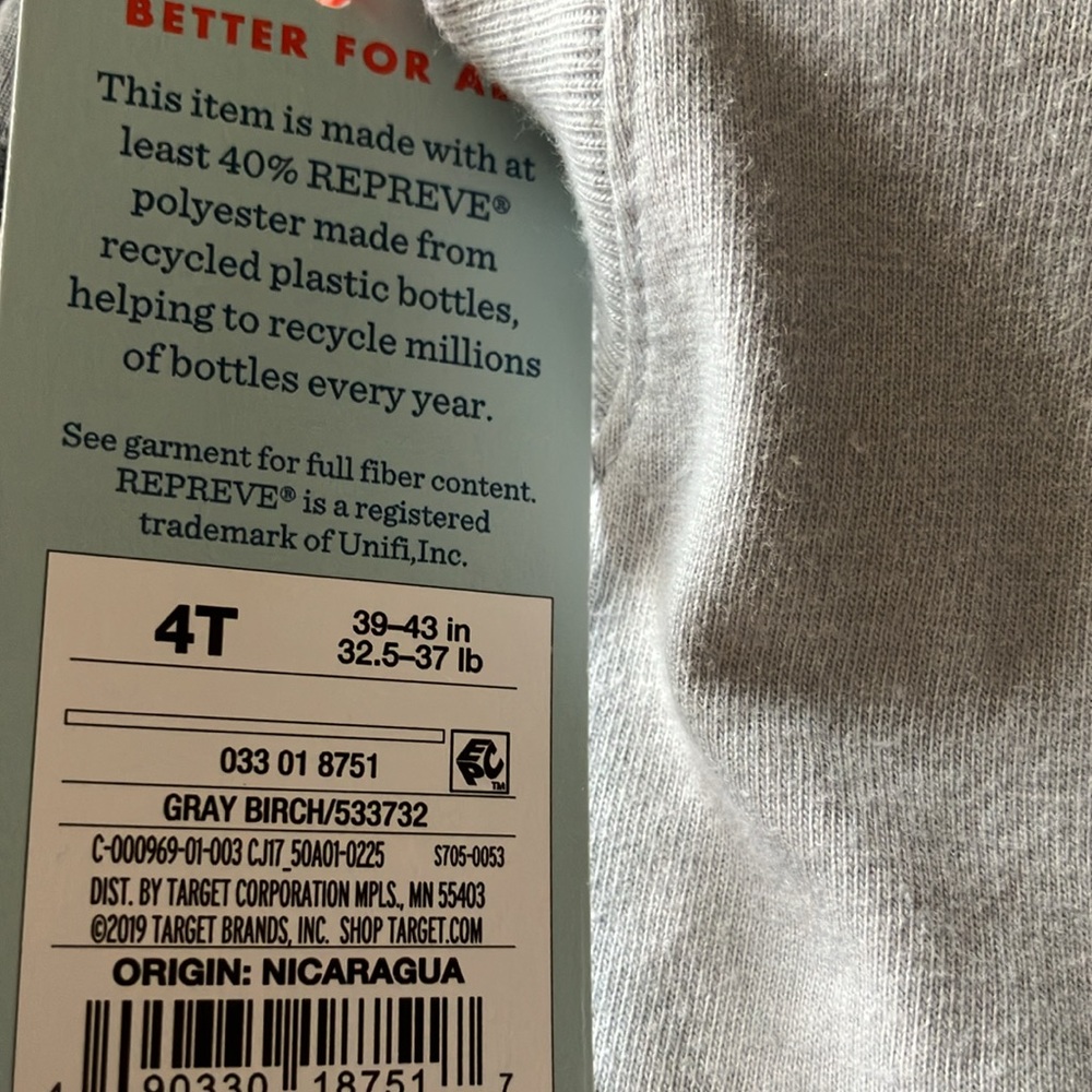 Cat & Jack NWT Yoga Poses Tee Shirt Size 4T - Picture 5 of 5